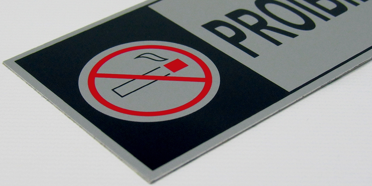 Placa de Capacidade e Proibido Fumar 